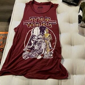 Star war sleeveless full top shirt